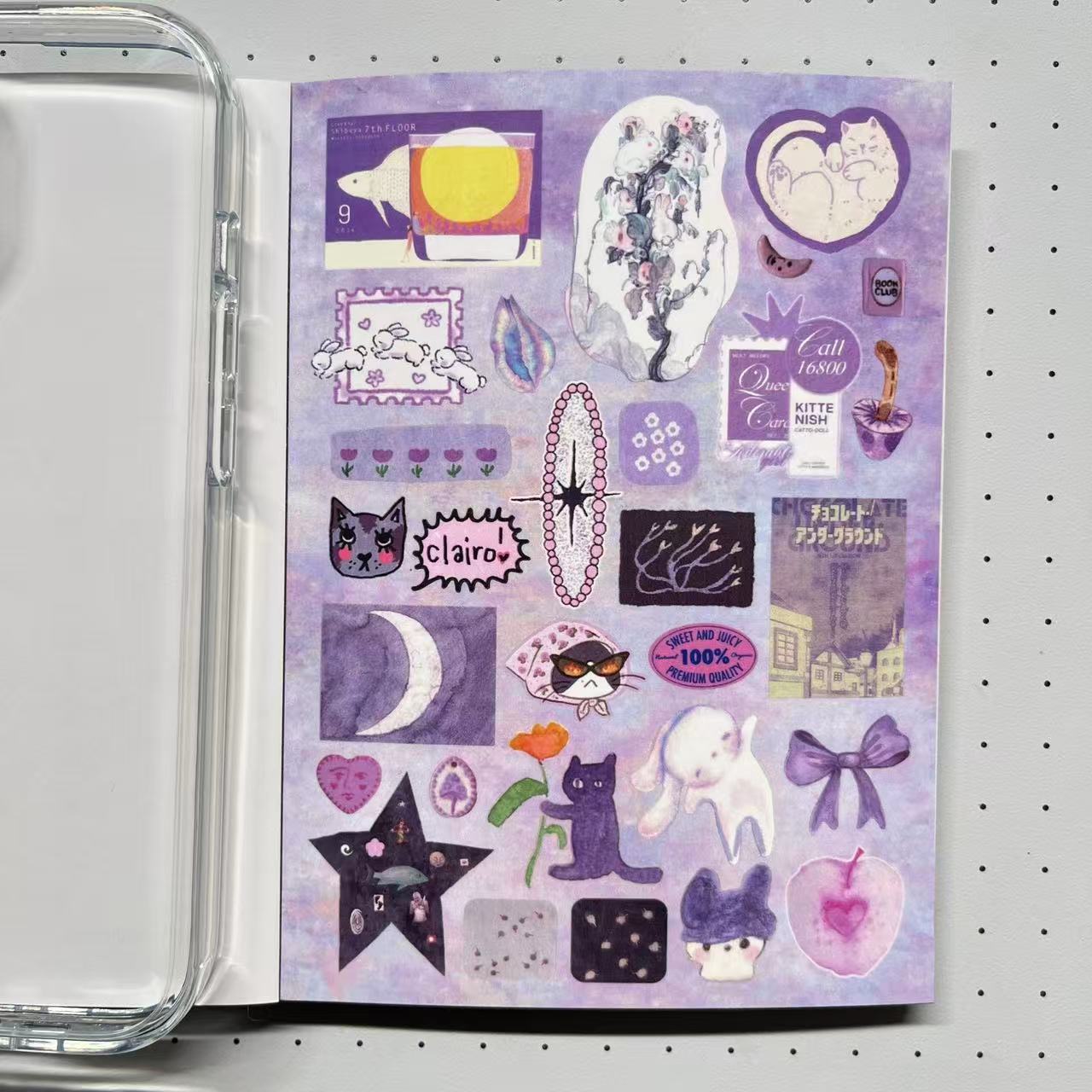 【Limited Edition 10】Seasonal Records Sticker Book Handmade Sticker Phone Case