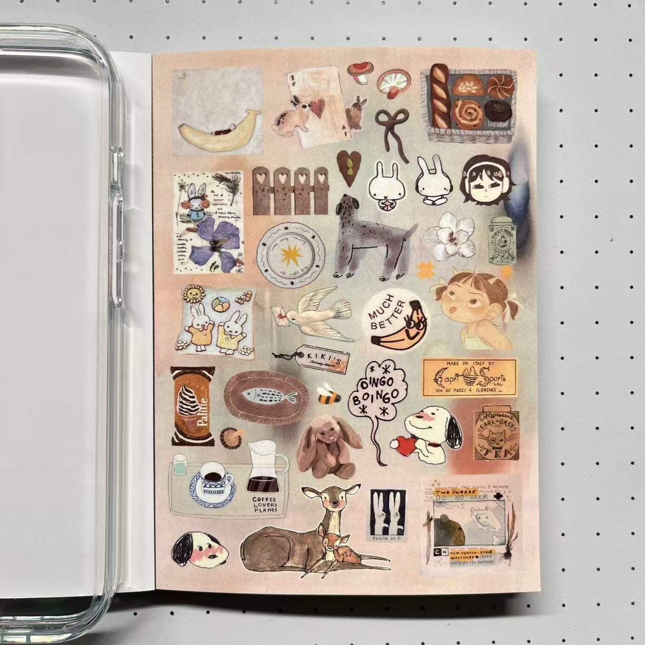 【Limited Edition 10】Seasonal Records Sticker Book Handmade Sticker Phone Case