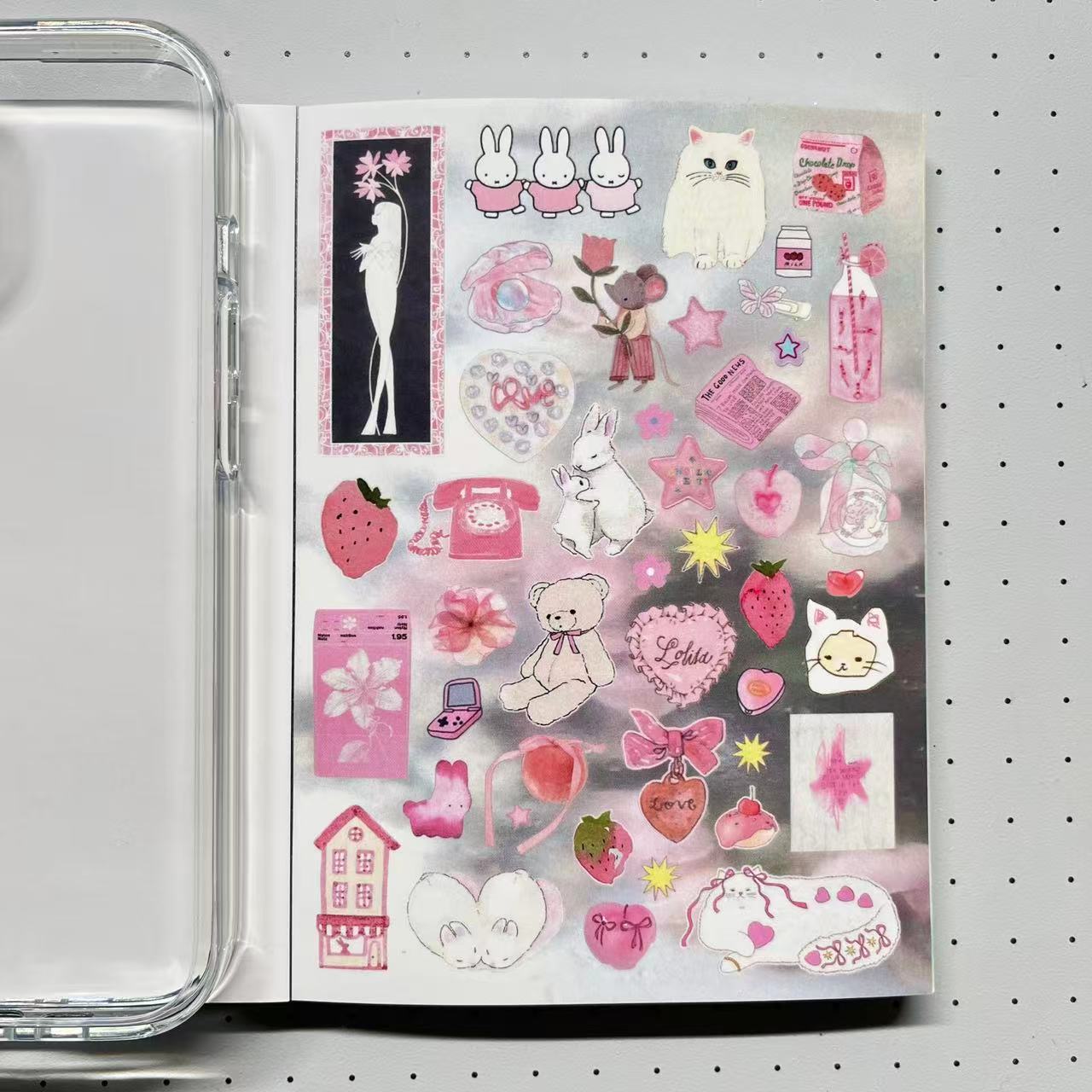 【Limited Edition 10】Seasonal Records Sticker Book Handmade Sticker Phone Case