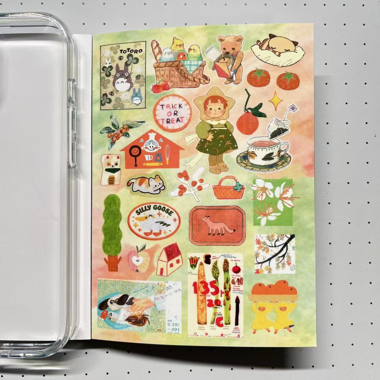 【Limited Edition 10】Seasonal Records Sticker Book Handmade Sticker Phone Case