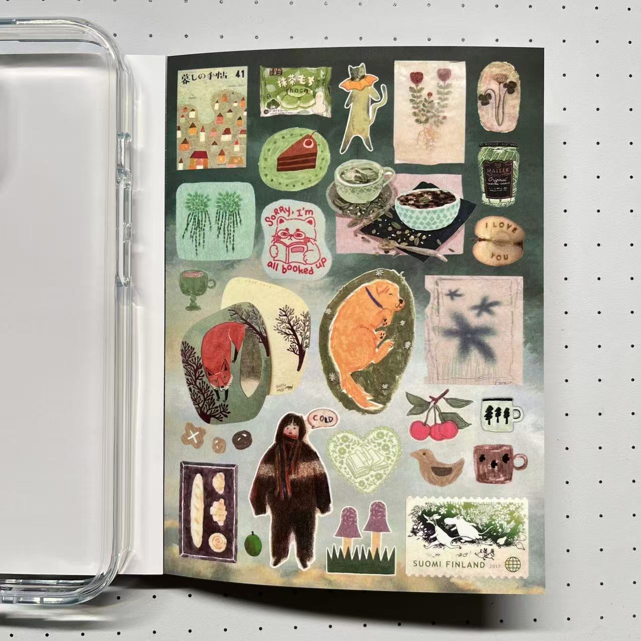 【Limited Edition 10】Seasonal Records Sticker Book Handmade Sticker Phone Case