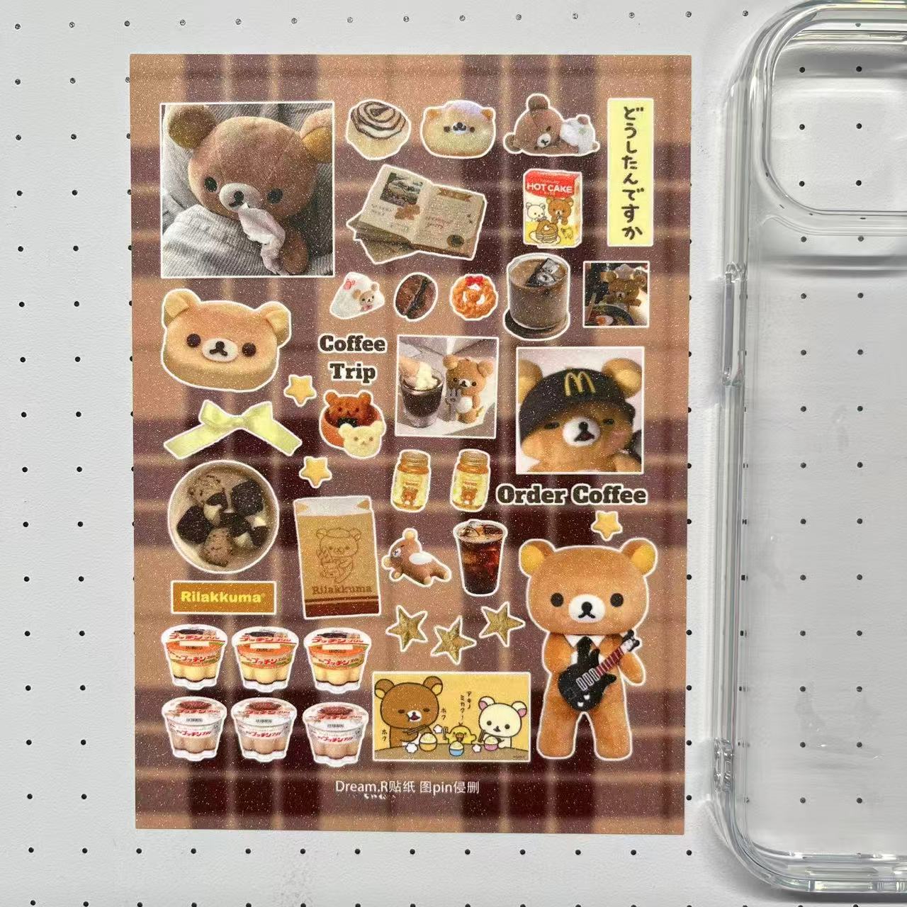 【Limited Edition 2】Dream.R Sticker Sheets Handmade Sticker Phone Case