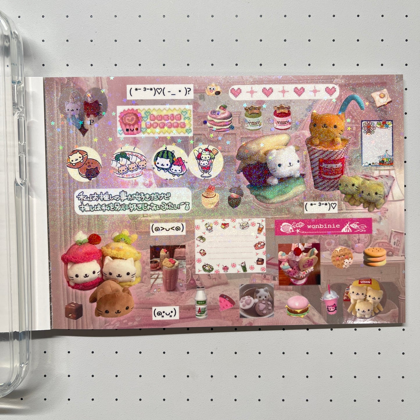 【Limited Edition 3】Big Doll Sticker Book Handmade Sticker Phone Case