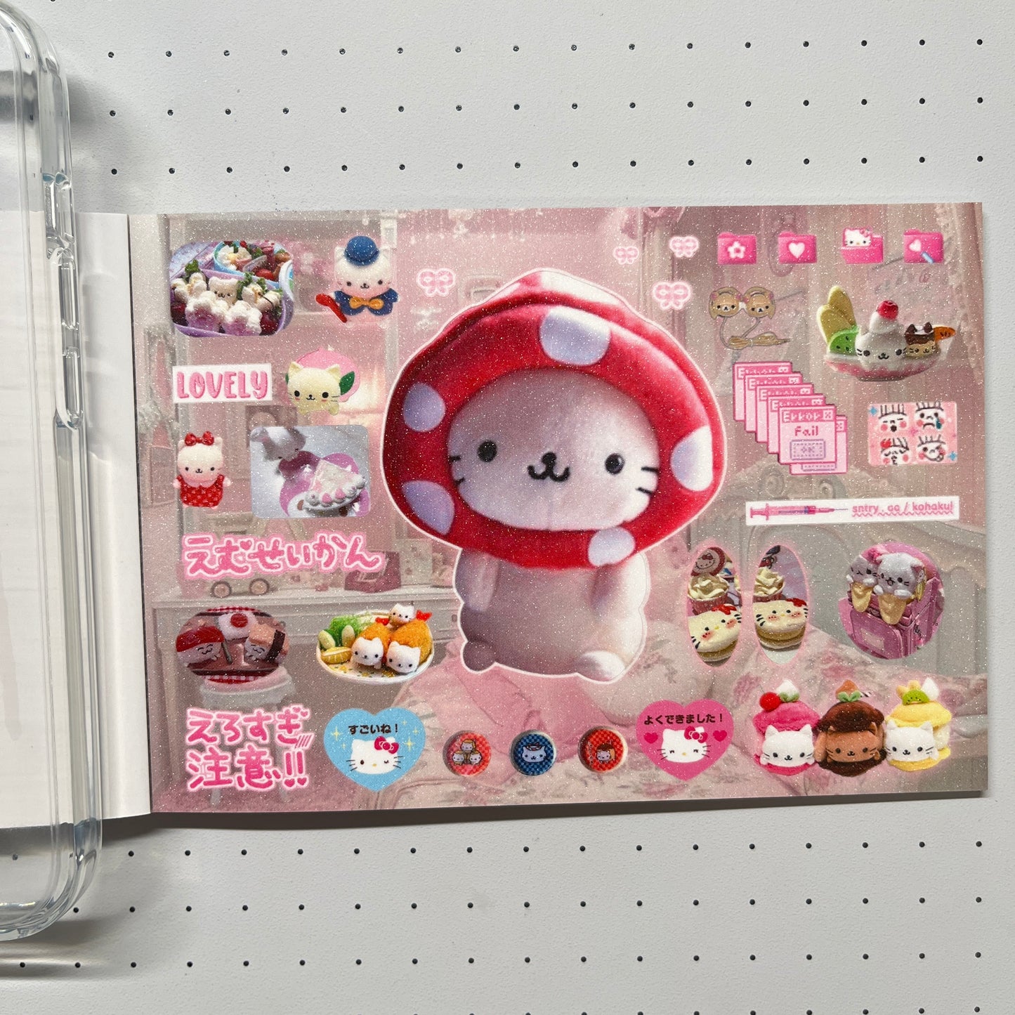 【Limited Edition 3】Big Doll Sticker Book Handmade Sticker Phone Case