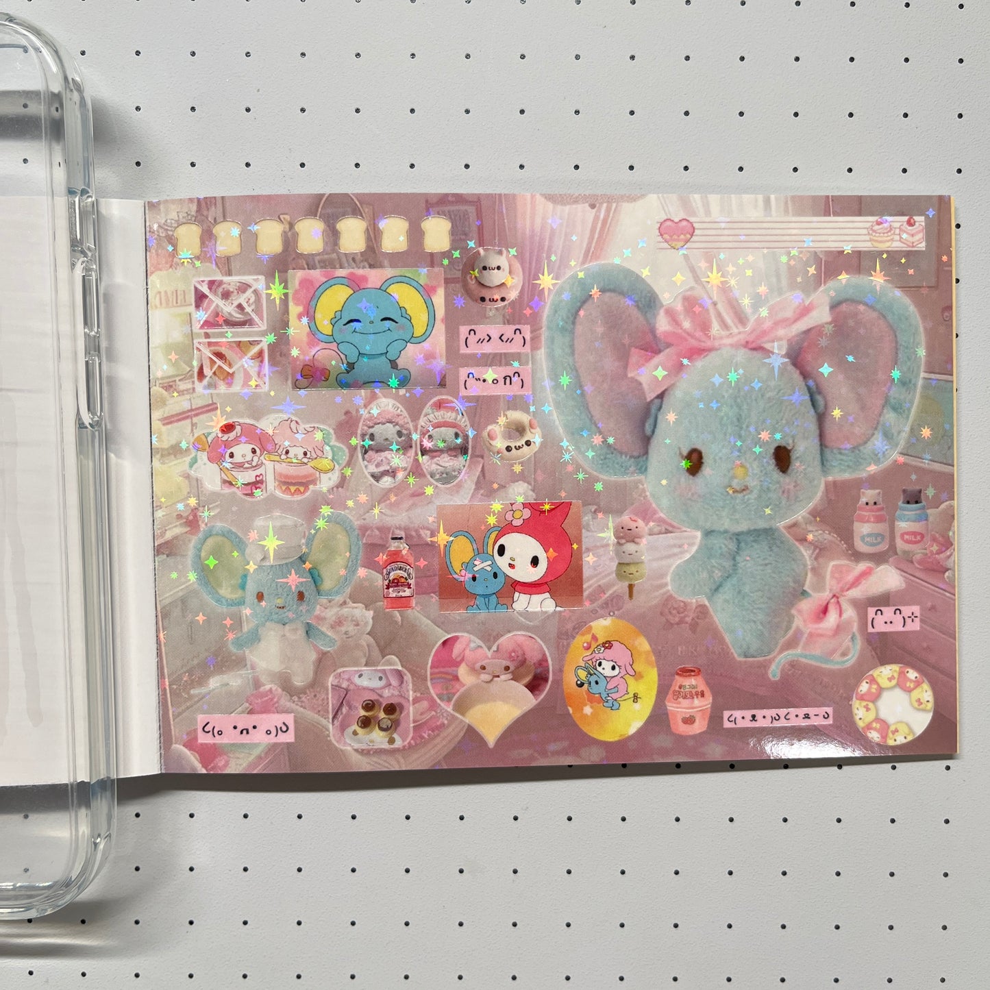 【Limited Edition 3】Big Doll Sticker Book Handmade Sticker Phone Case