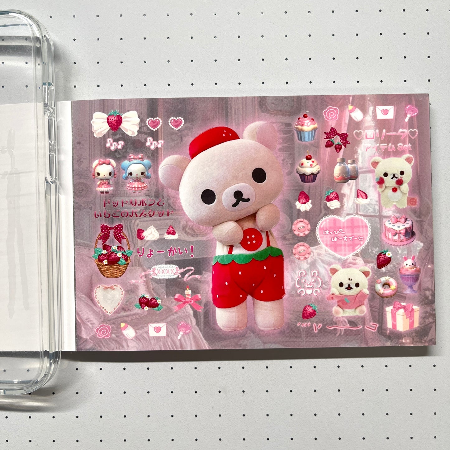 【Limited Edition 3】Big Doll Sticker Book Handmade Sticker Phone Case