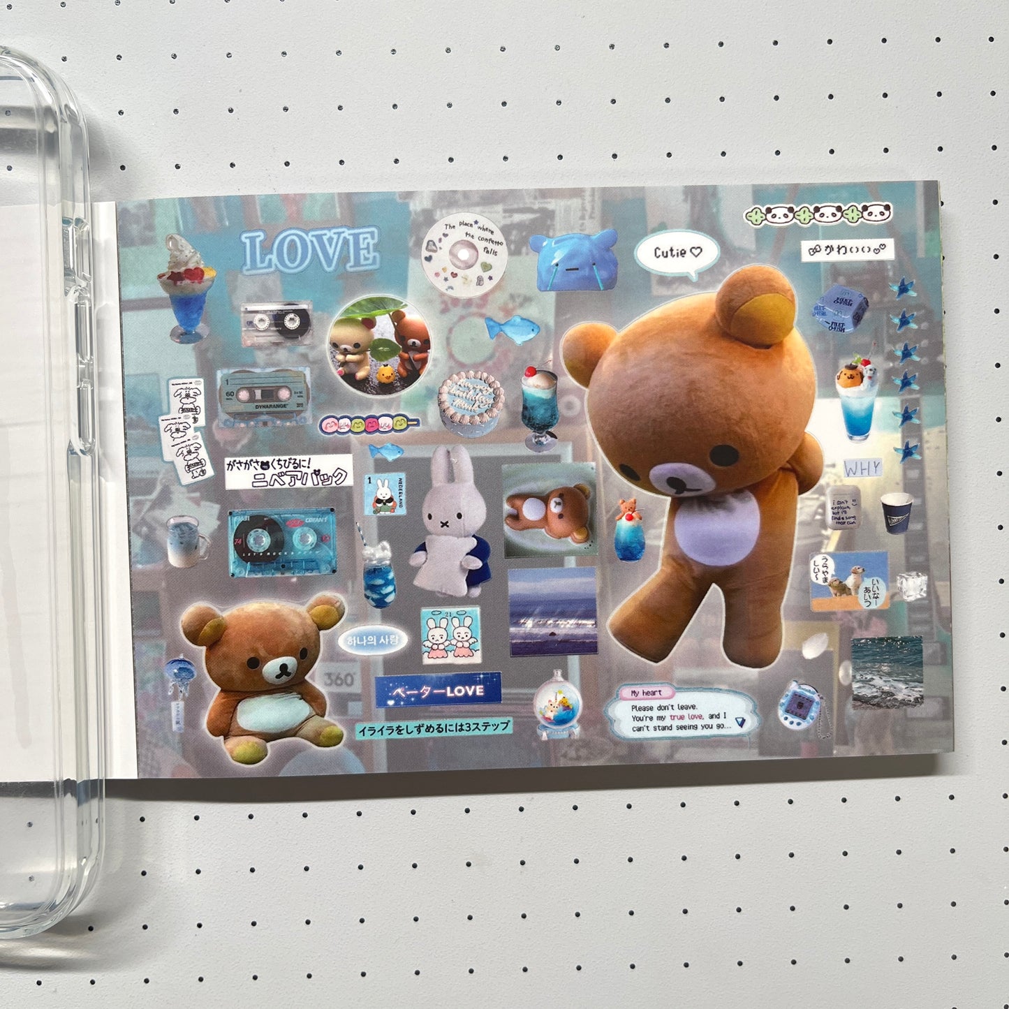 【Limited Edition 3】Big Doll Sticker Book Handmade Sticker Phone Case