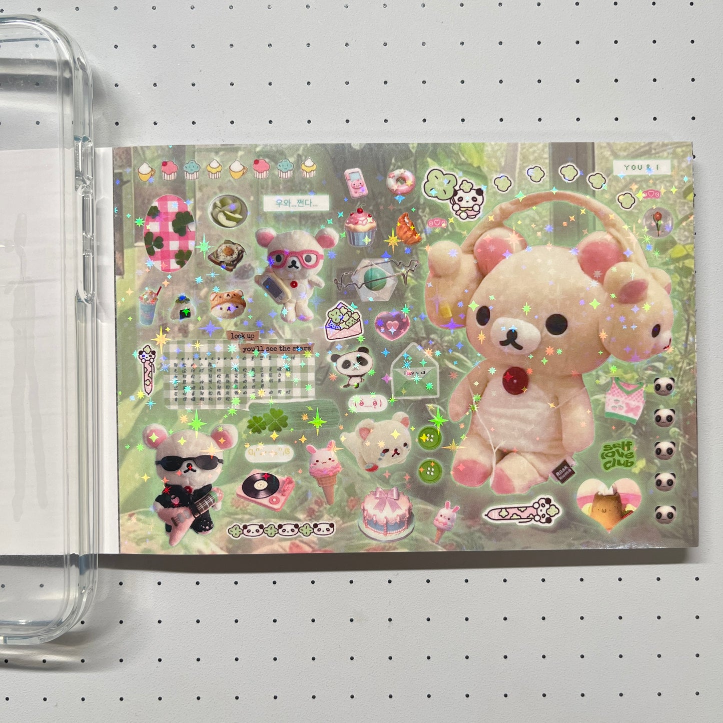 【Limited Edition 3】Big Doll Sticker Book Handmade Sticker Phone Case