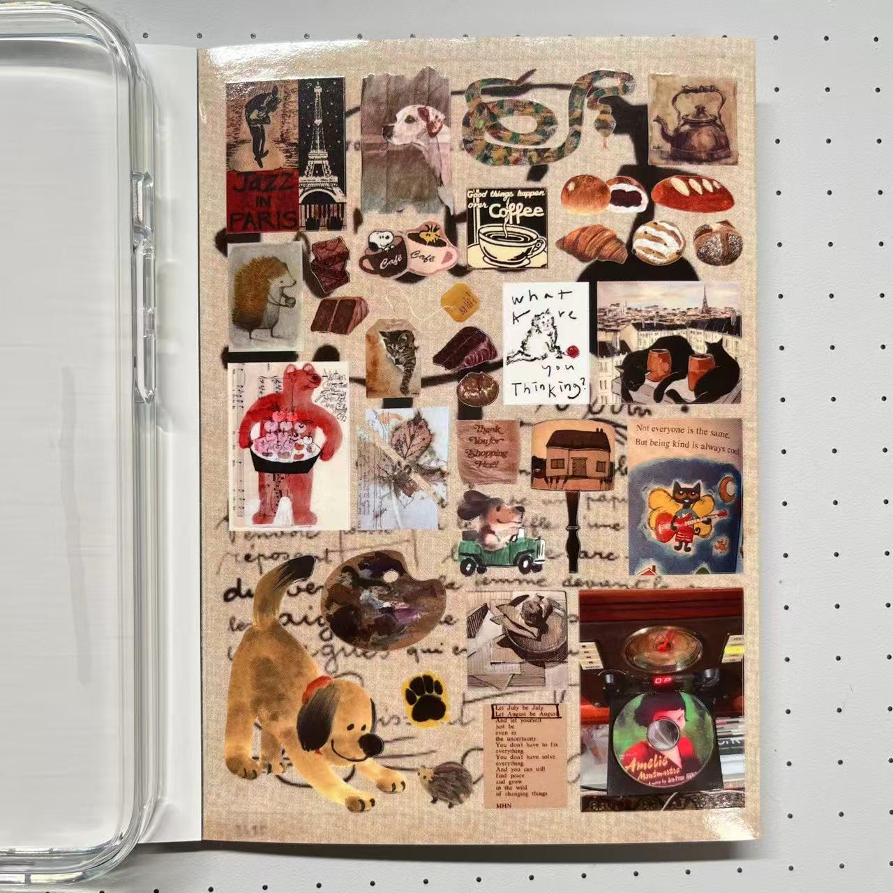 【Limited Edition 7】It's Ok Sticker Book Handmade Sticker Phone Case