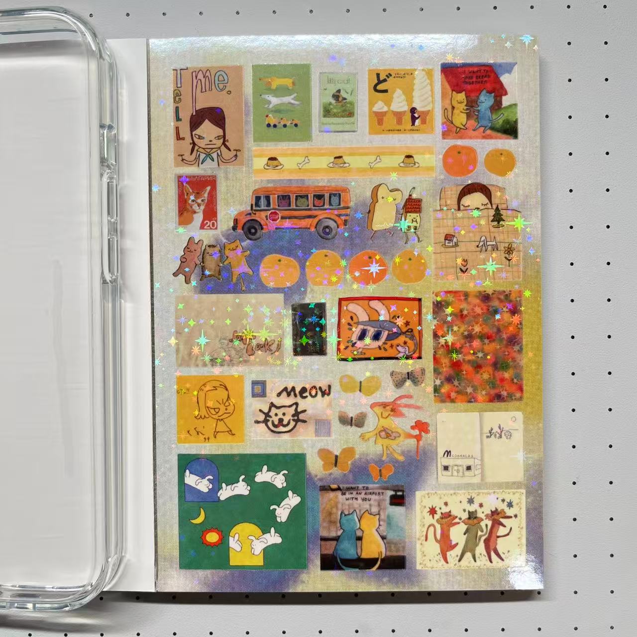 【Limited Edition 7】It's Ok Sticker Book Handmade Sticker Phone Case