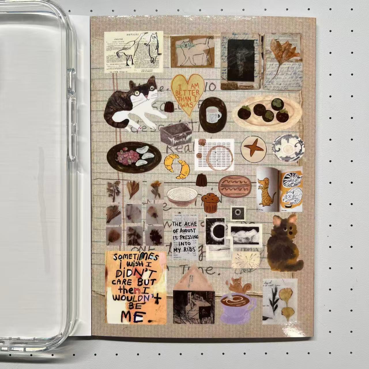 【Limited Edition 7】It's Ok Sticker Book Handmade Sticker Phone Case