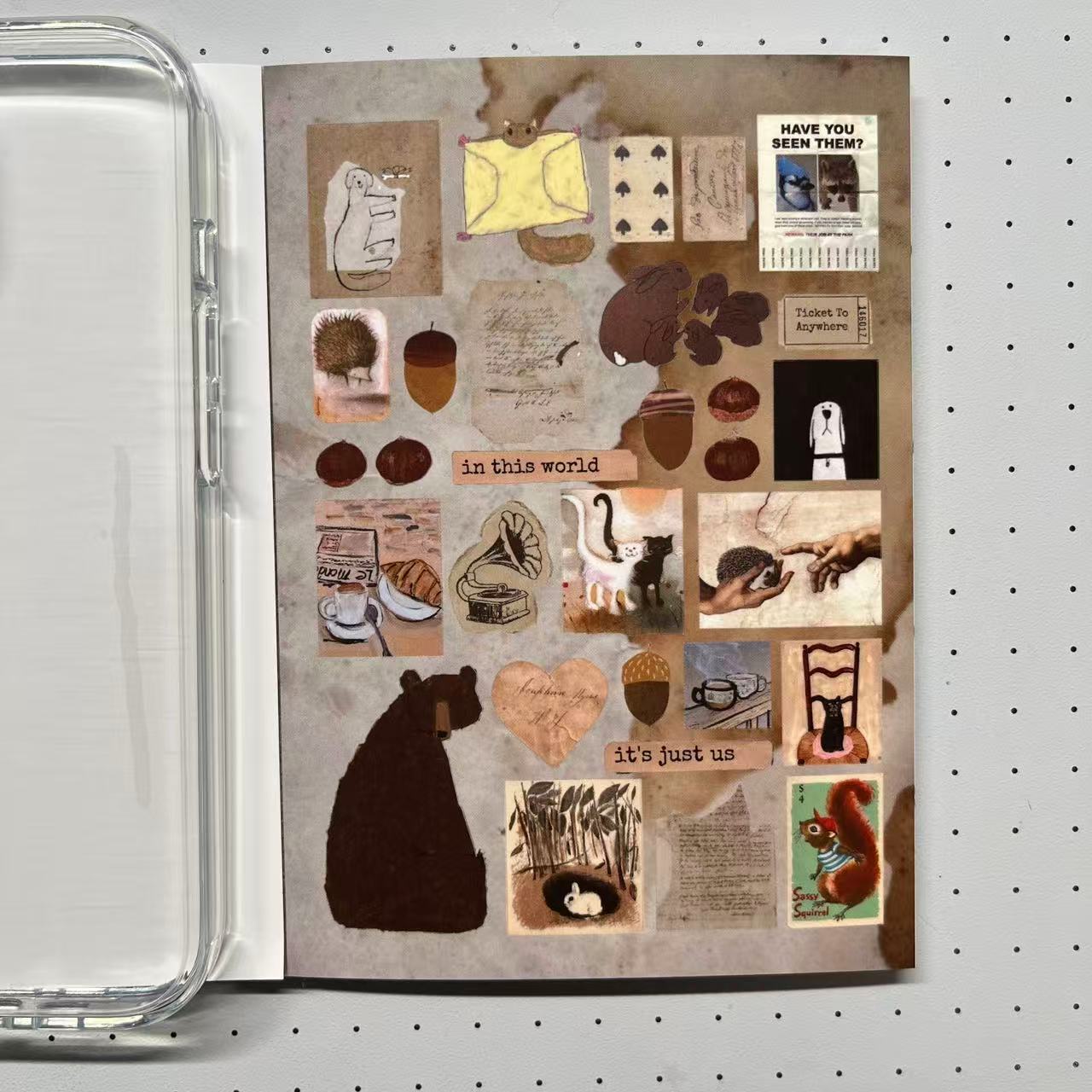 【Limited Edition 7】It's Ok Sticker Book Handmade Sticker Phone Case