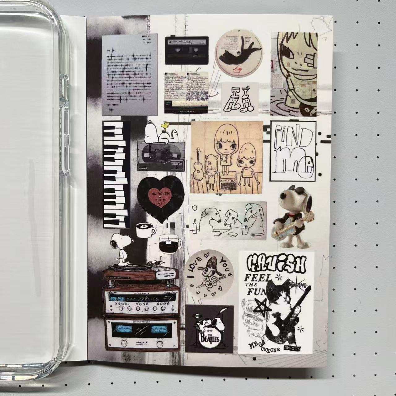 【Limited Edition 7】It's Ok Sticker Book Handmade Sticker Phone Case