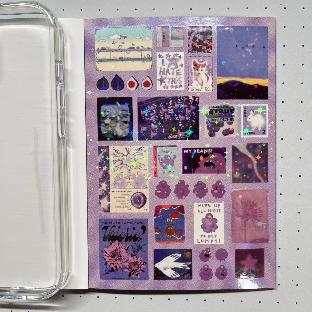 【Limited Edition 7】It's Ok Sticker Book Handmade Sticker Phone Case