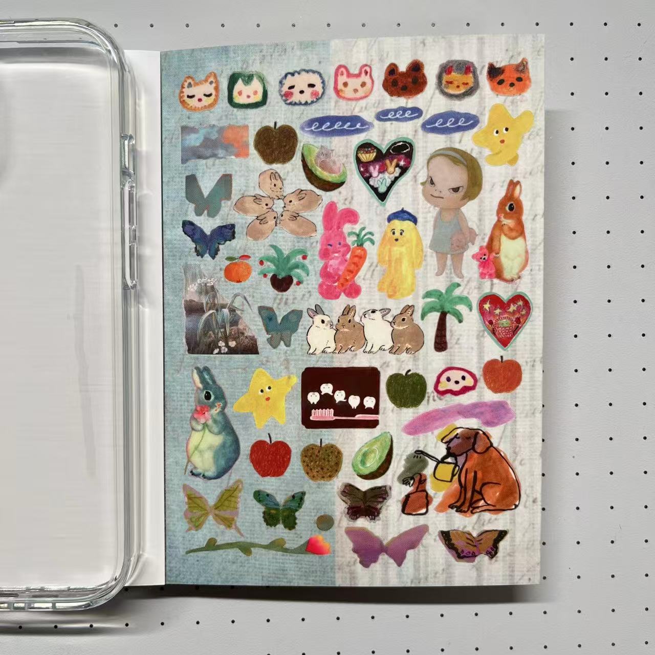 【Limited Edition 7】It's Ok Sticker Book Handmade Sticker Phone Case