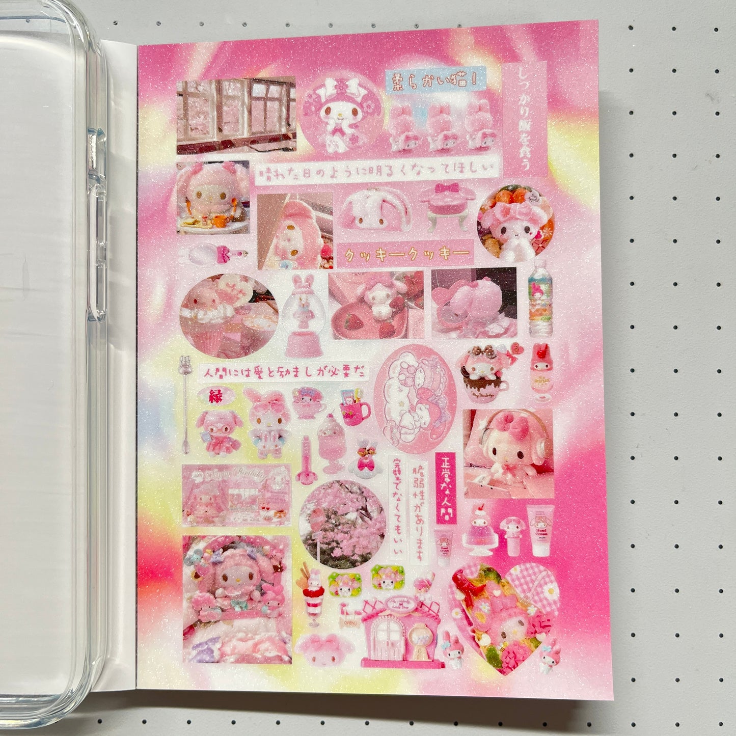 【Limited Edition 8】Sweet Rabbit Nest Sticker Book Handmade Sticker Phone Case