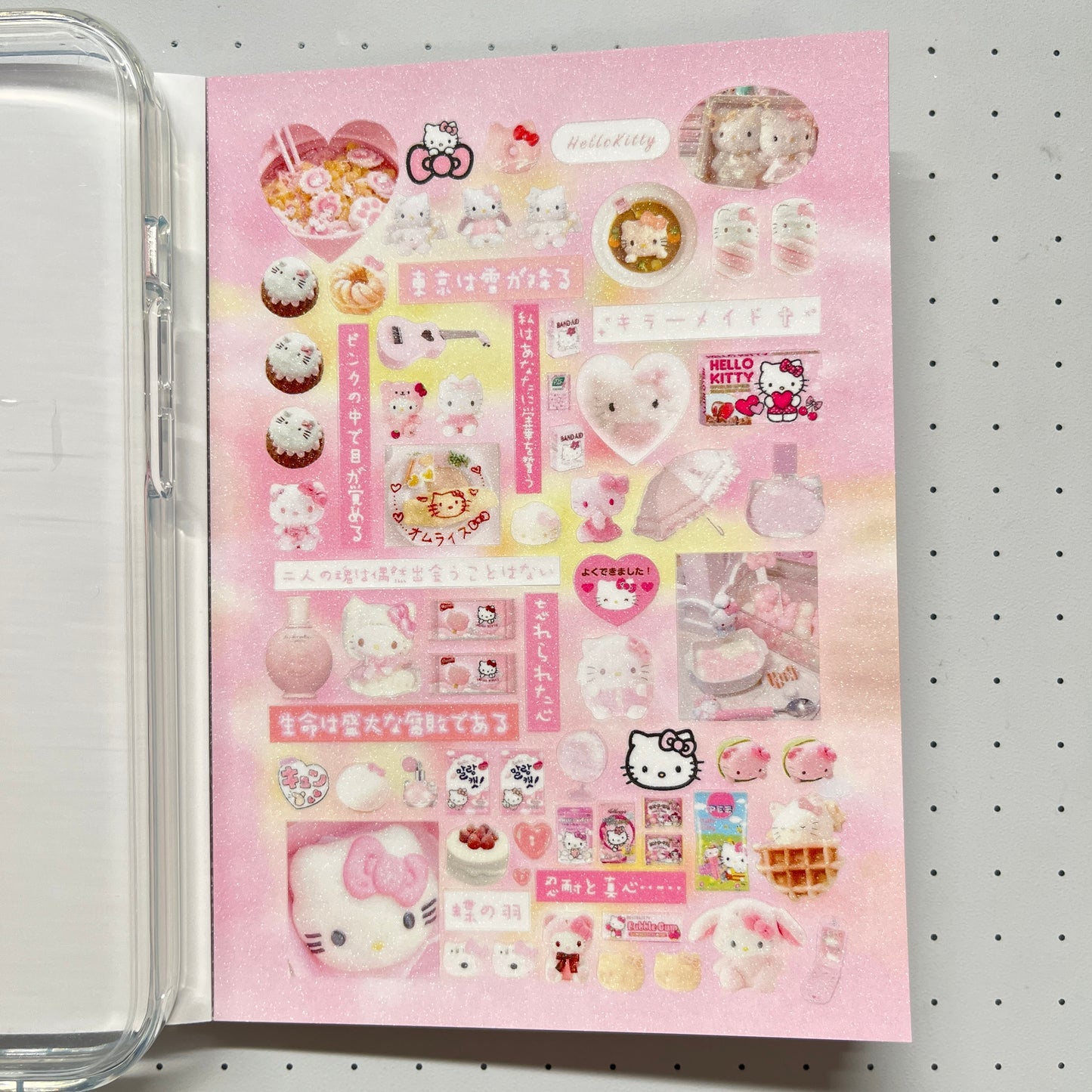 【Limited Edition 8】Sweet Rabbit Nest Sticker Book Handmade Sticker Phone Case