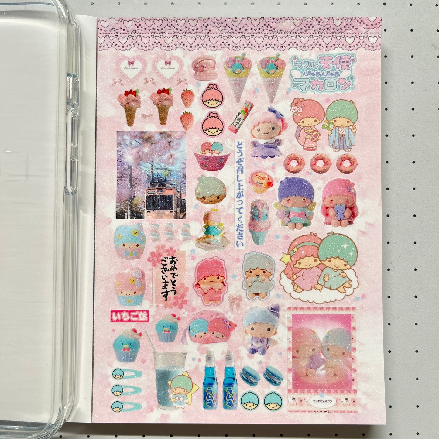 【Limited Edition 8】Sweet Rabbit Nest Sticker Book Handmade Sticker Phone Case