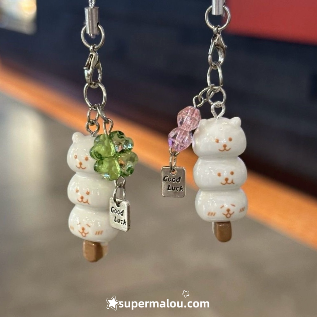Little Bear Clover Ice Cream Pendant Phone Chain