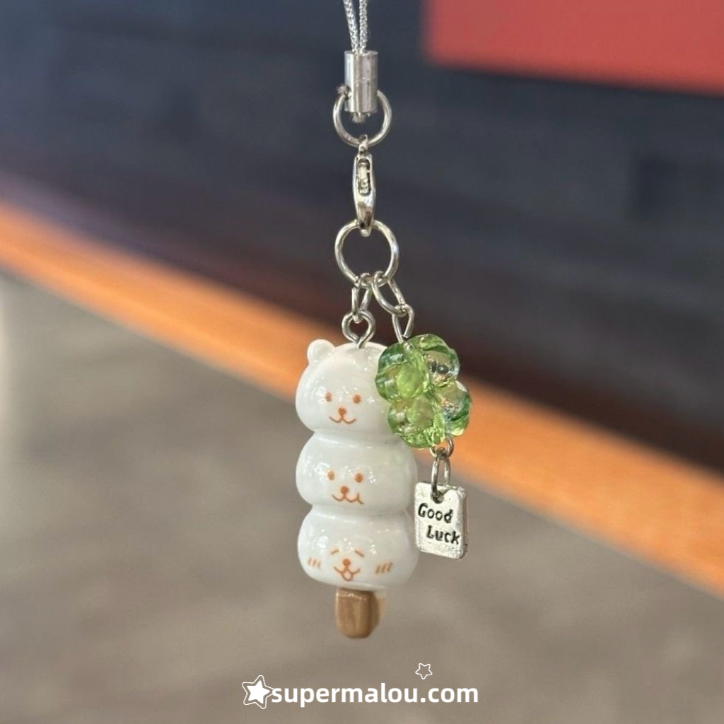 Little Bear Clover Ice Cream Pendant Phone Chain