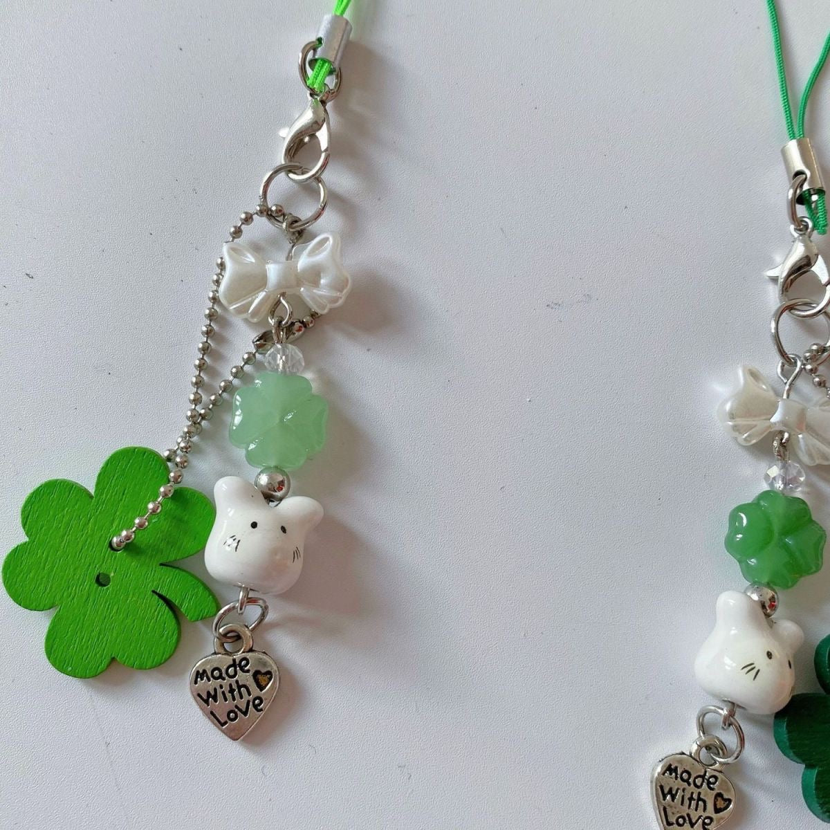 Little Bunny Clover Phone Chain Keychain