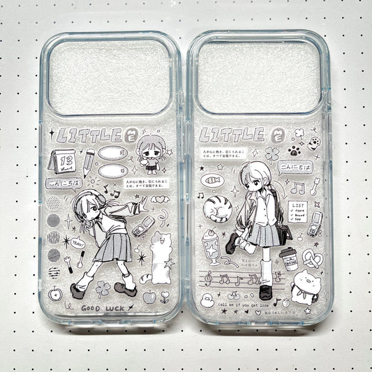 Little Me Handmade Sticker Phone Case Samsung Case (Resin Version)