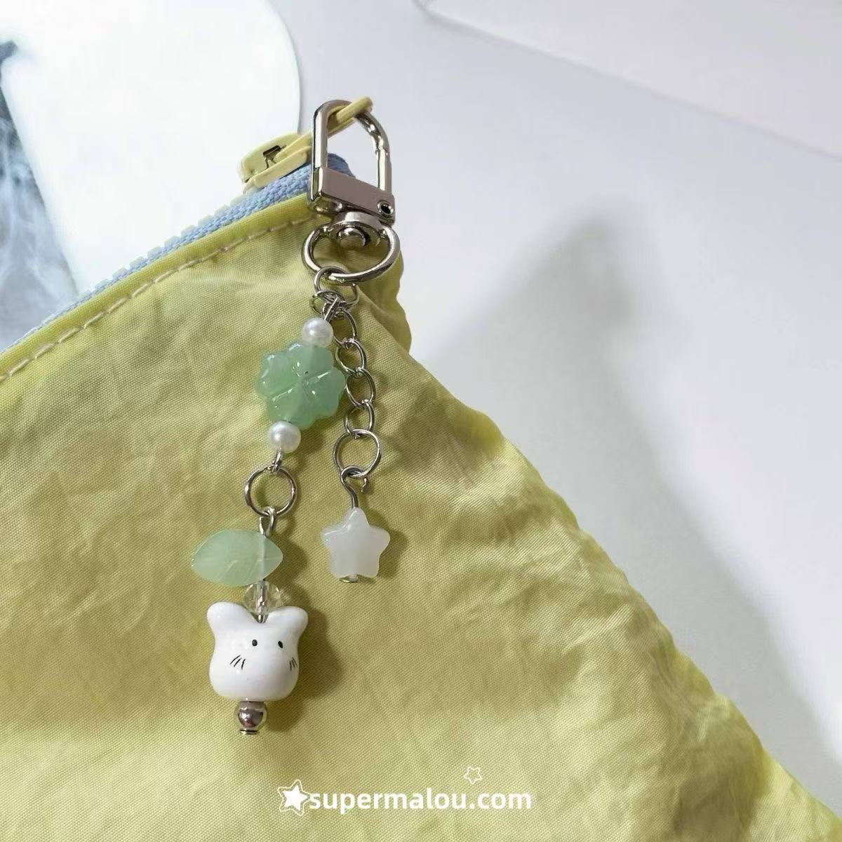 Little Rabbit Clover Phone Chain