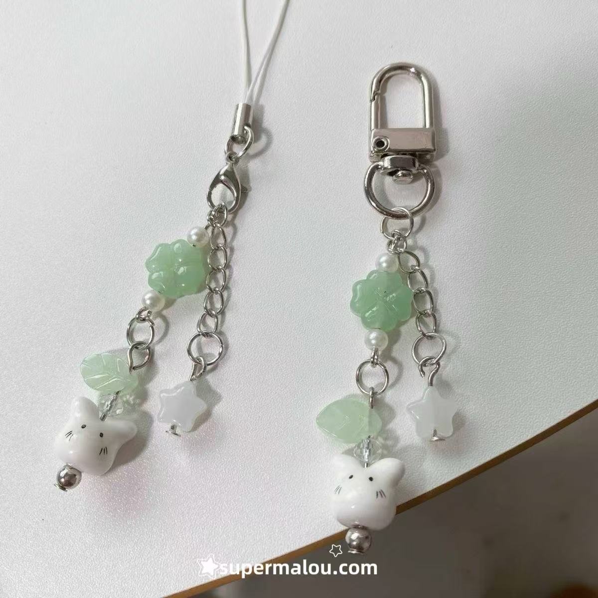 Little Rabbit Clover Phone Chain
