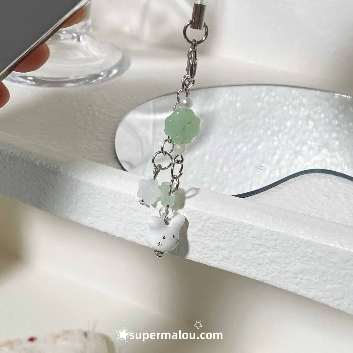 Little Rabbit Clover Phone Chain