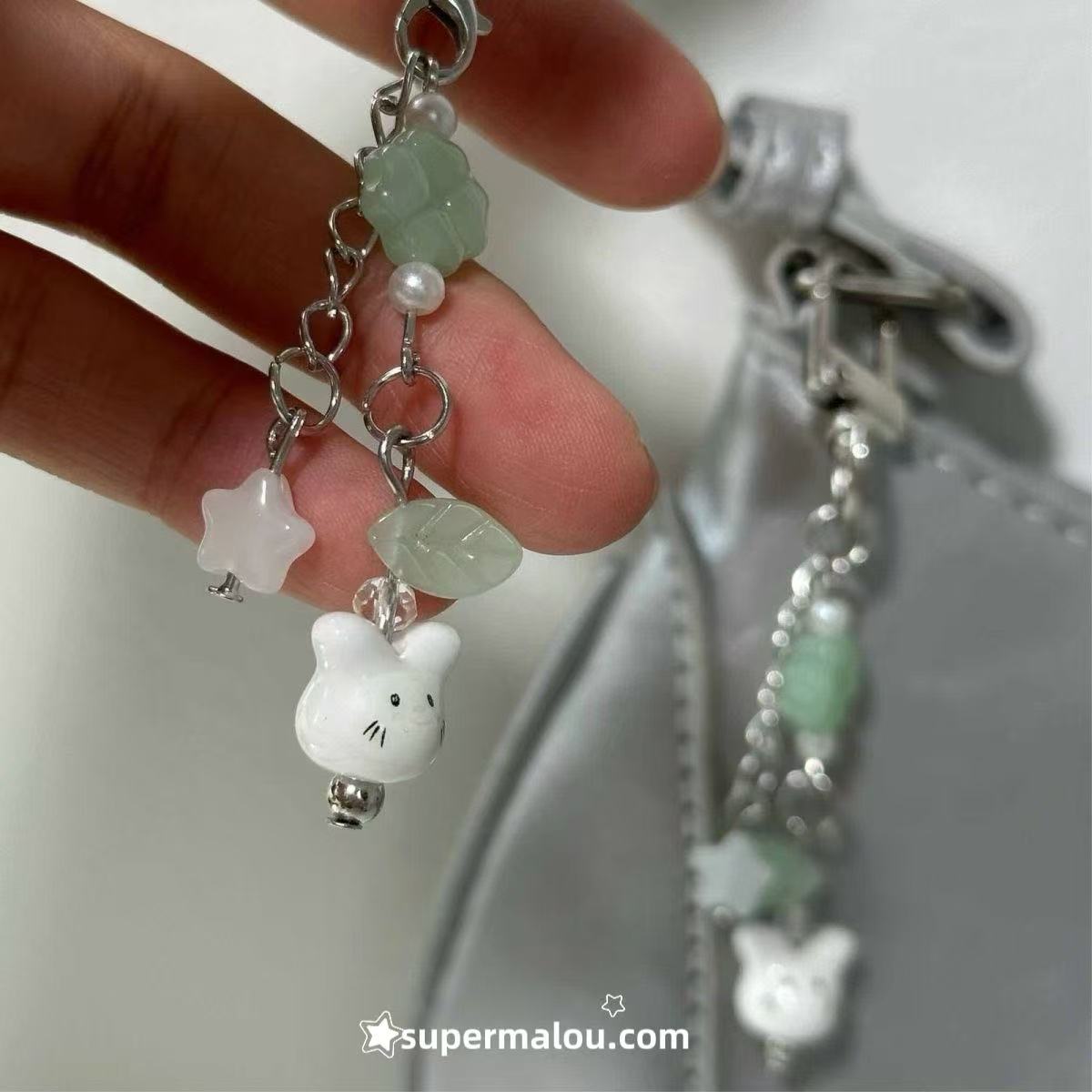 Little Rabbit Clover Phone Chain