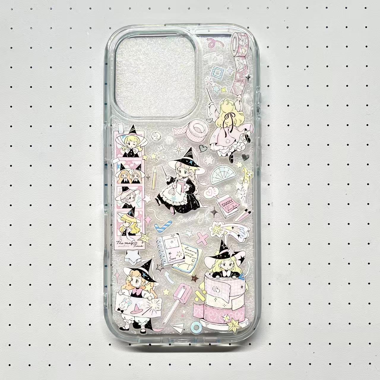 Little Witch Handmade Sticker Phone Case (Resin Ver.)