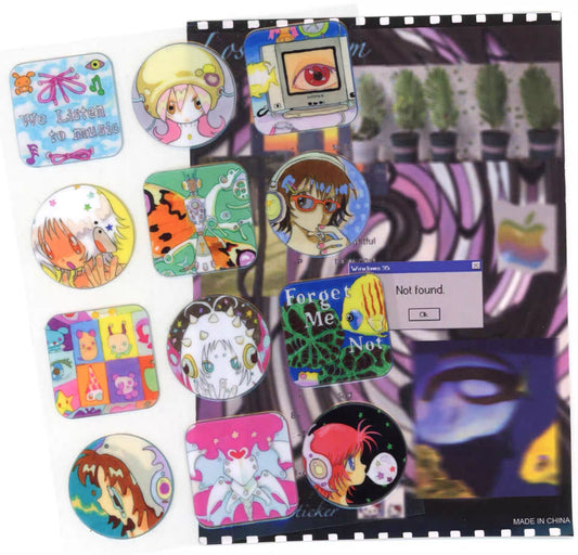 Lost Dream PVC 3D Sticker Sheet