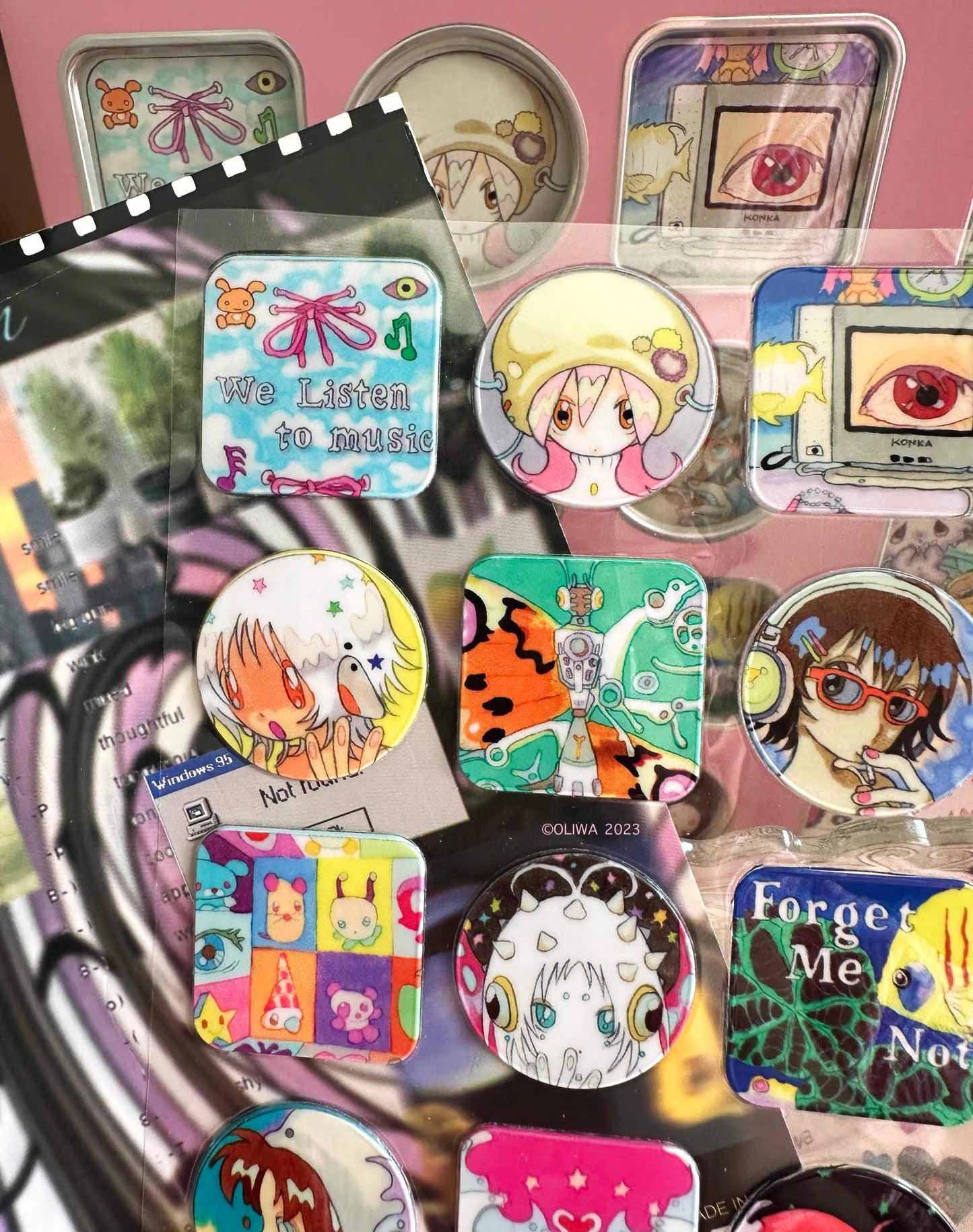 Lost Dream PVC 3D Sticker Sheet