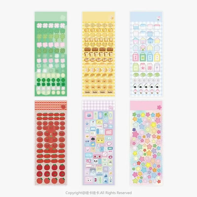 Lucky Element 3D Bubble Stickers