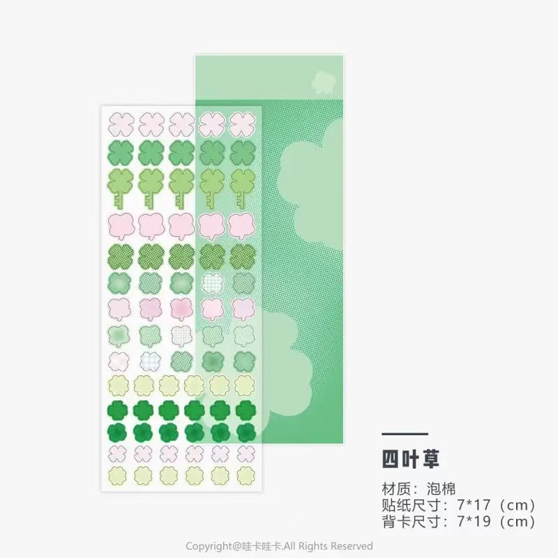 Lucky Element 3D Bubble Stickers