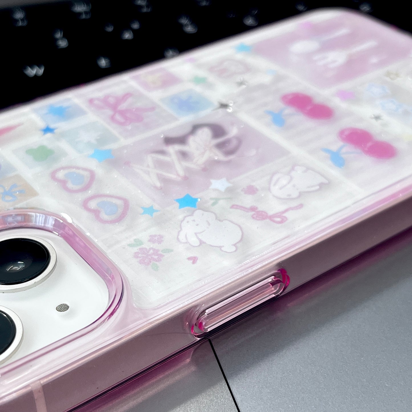 Macaron Cute Soft Style Handmade Sticker Phone Case Samsung Case