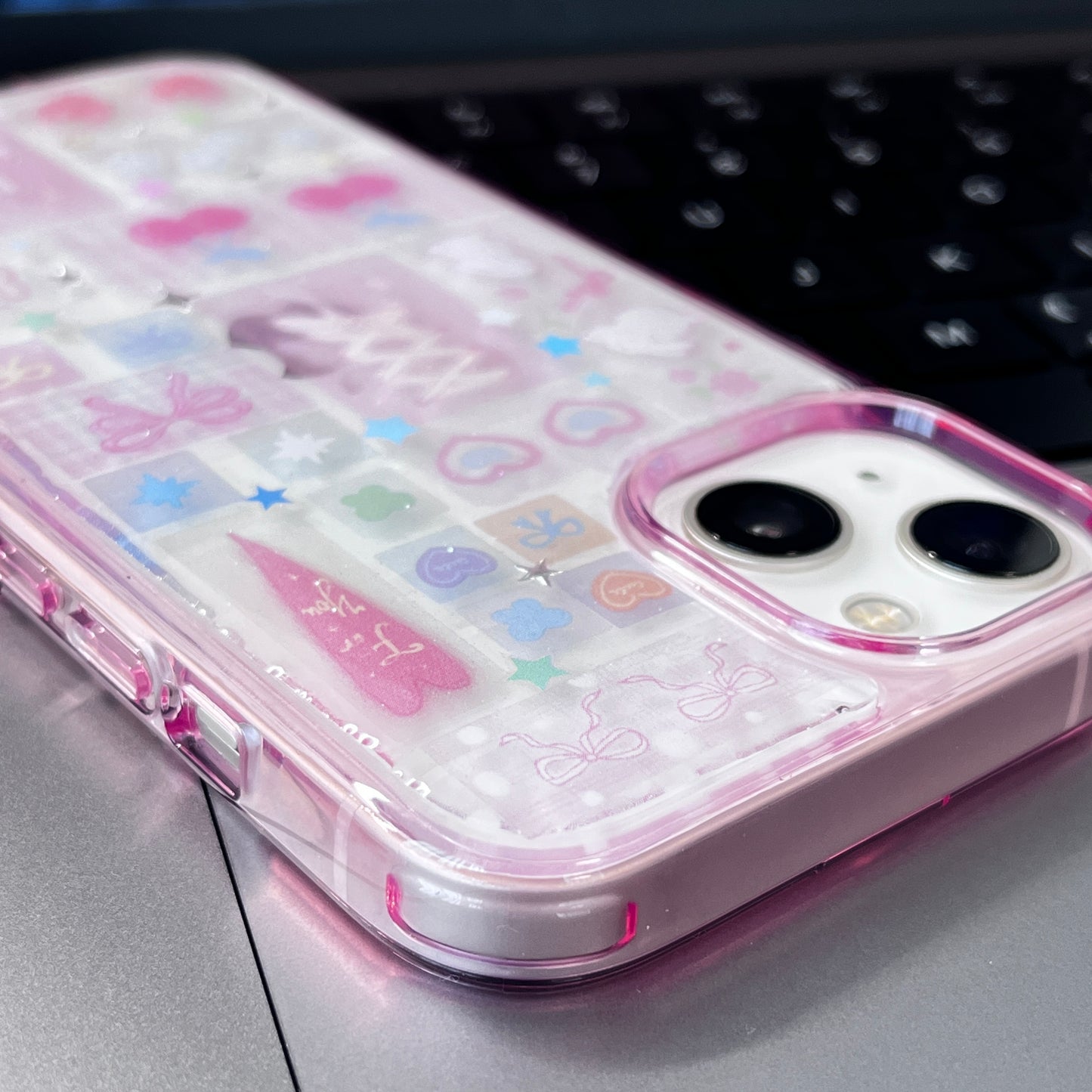 Macaron Cute Soft Style Handmade Sticker Phone Case Samsung Case