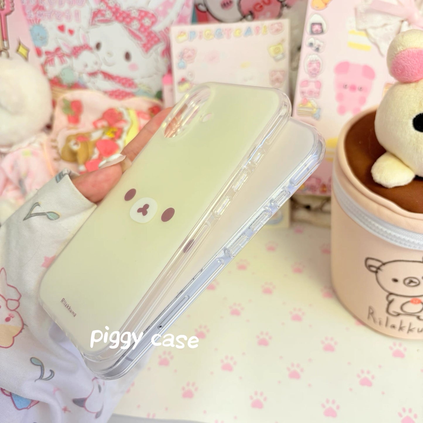 Macaroon Rilakkuma Regular phone case iPhone 17 Case