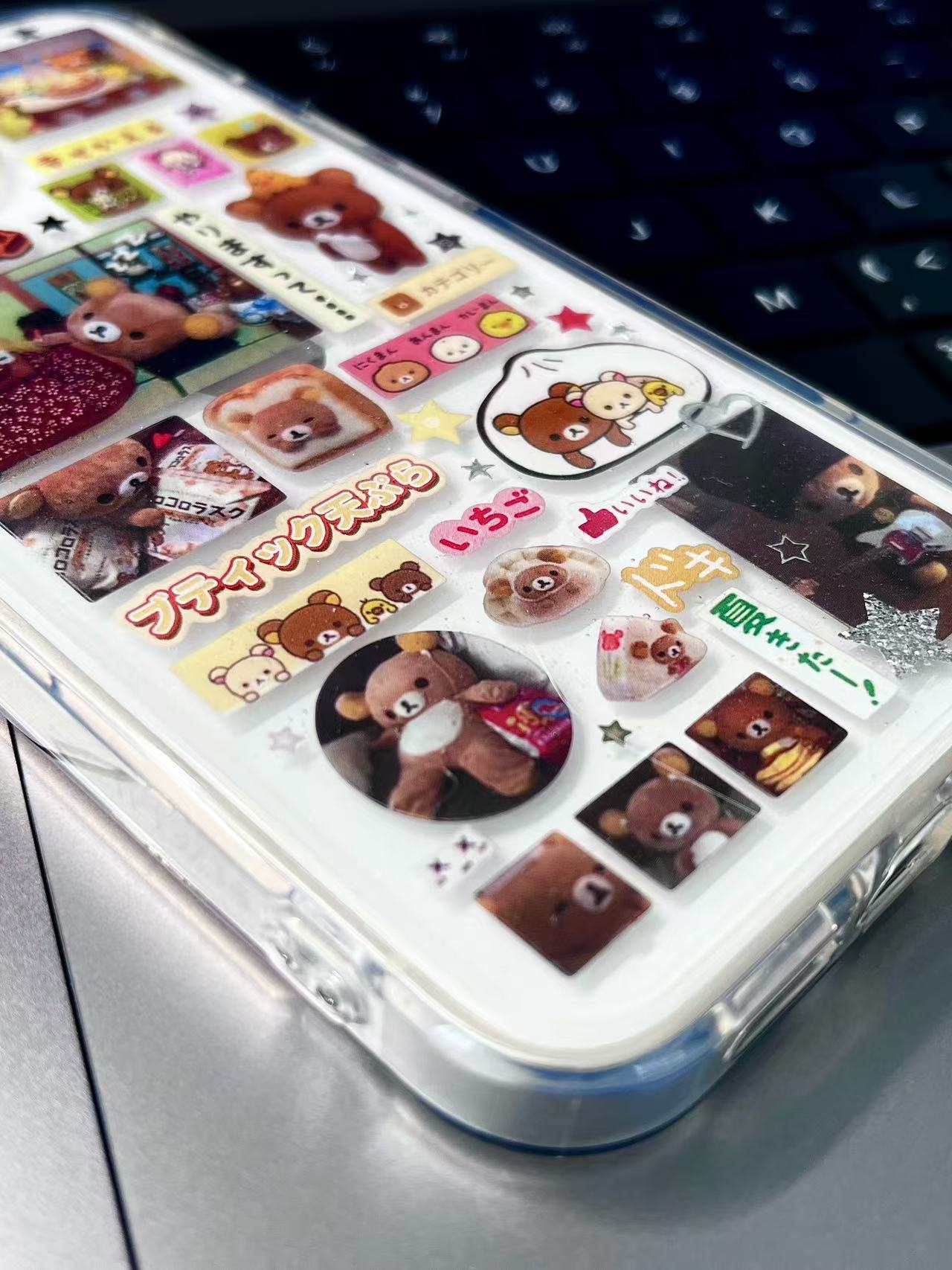 Miffy Rilakkuma Handmade Sticker Phone Case Samsung Case