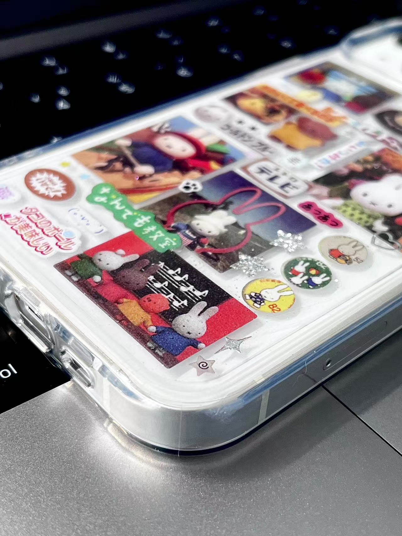 Miffy Rilakkuma Handmade Sticker Phone Case Samsung Case