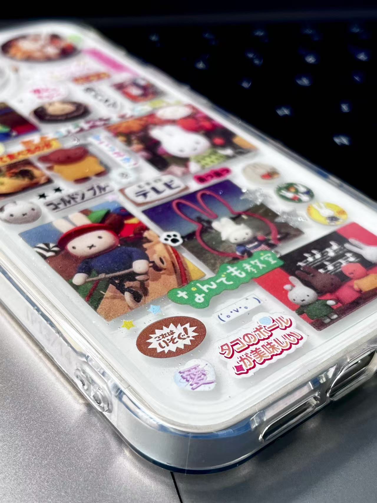 Miffy Rilakkuma Handmade Sticker Phone Case Samsung Case