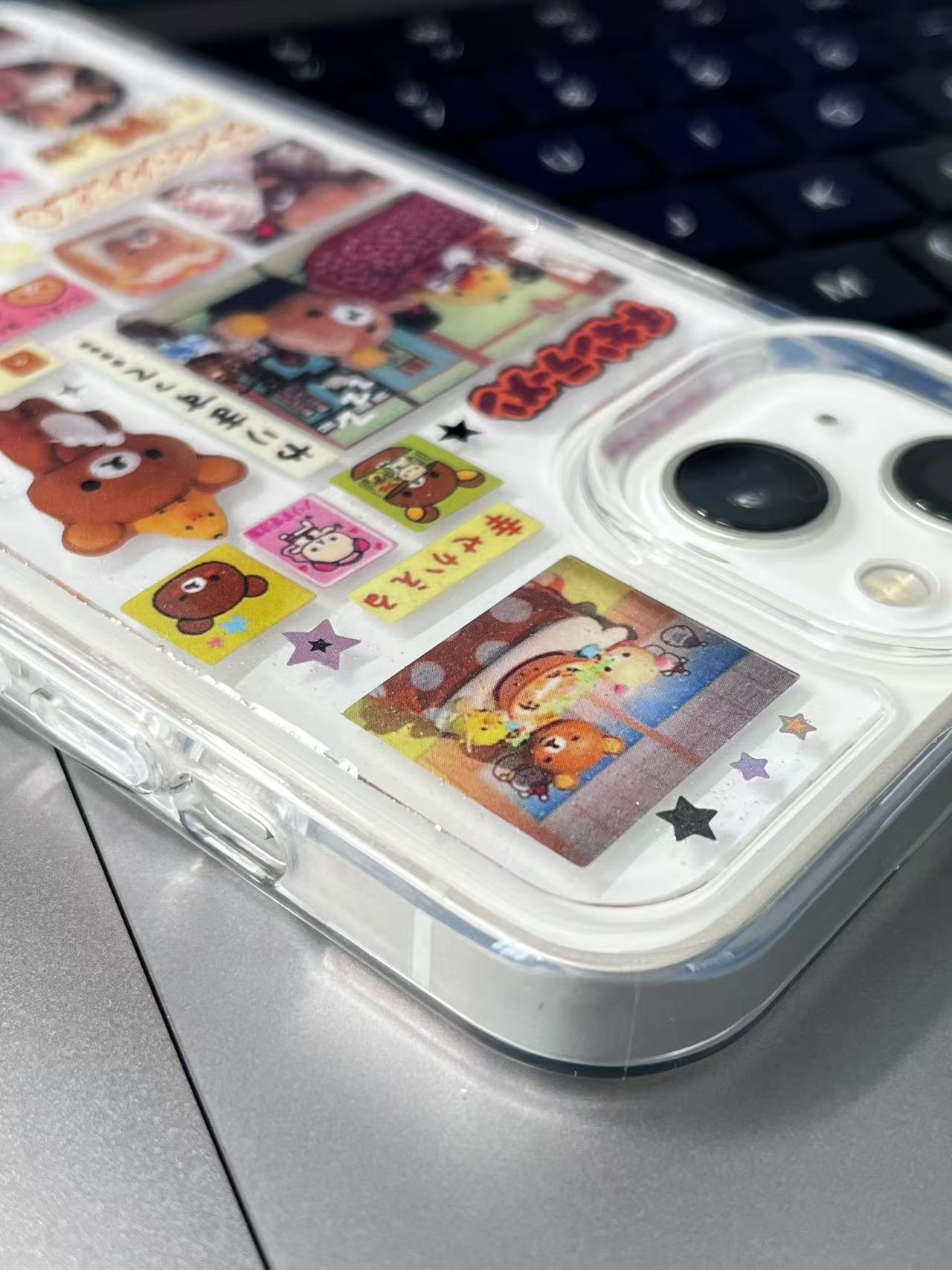 Miffy Rilakkuma Handmade Sticker Phone Case Samsung Case