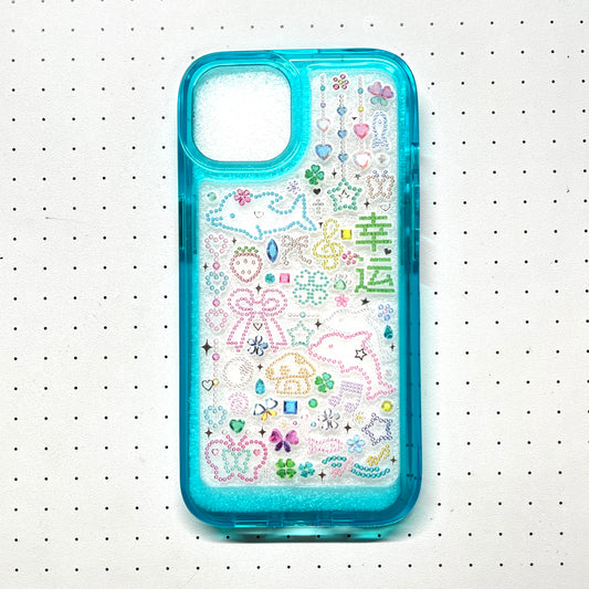 Millennium Colored Diamond Handmade Sticker Phone Case (Resin Ver.)