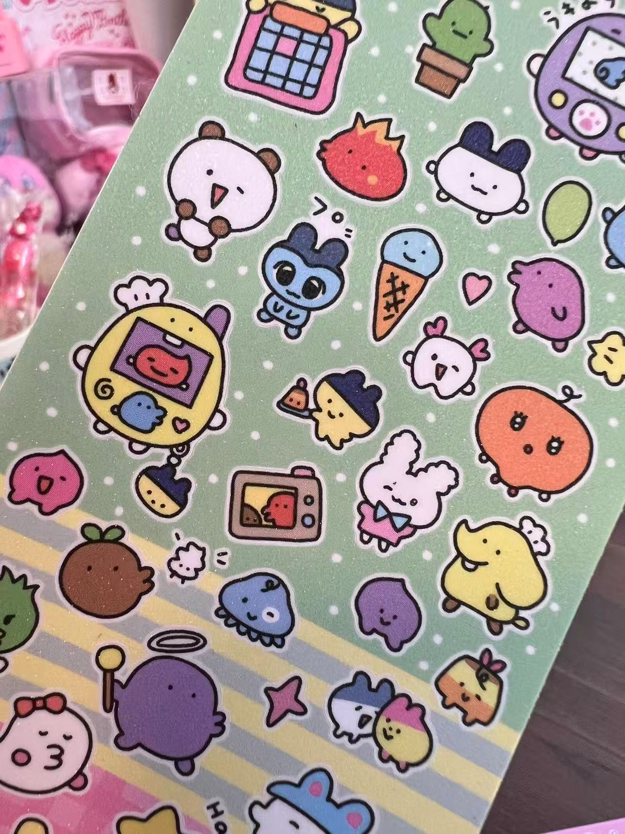 Mini Tamagotchi Sticker Sheet