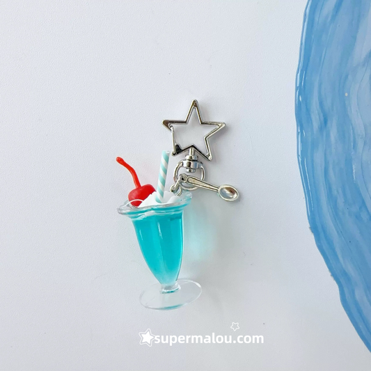 Mint Soda Water Keychain Phone Chain Pendant
