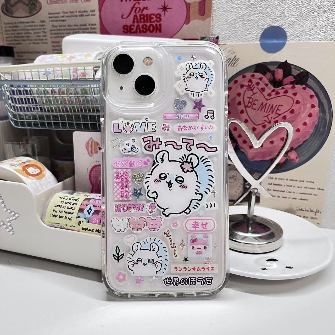 Momonga And Usagi Handmade Sticker Phone Case Samsung Case