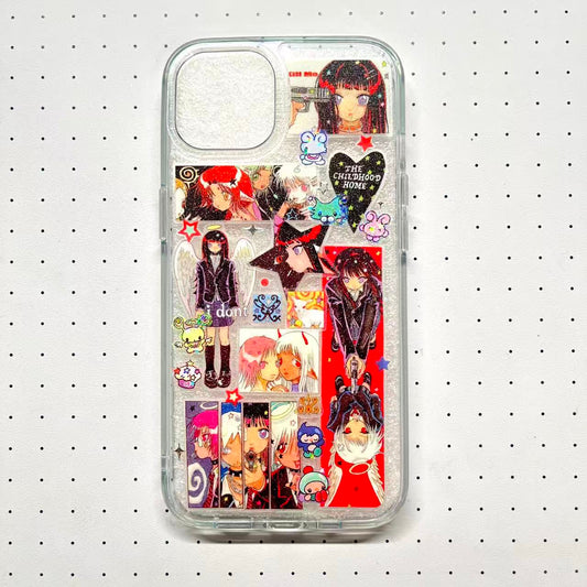 Movie Characters Handmade Sticker Phone Case (Resin Ver.)