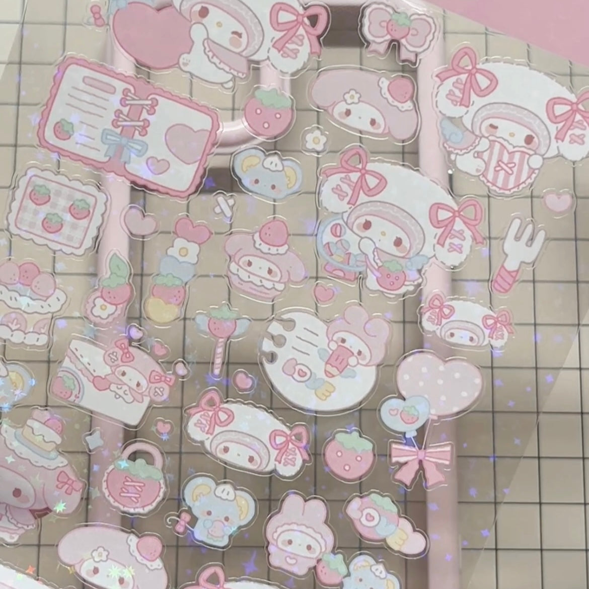 My Melody Baby Pink Sticker