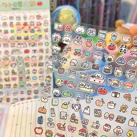 Pencil Mini Cute Waterproof Sticker Sheet