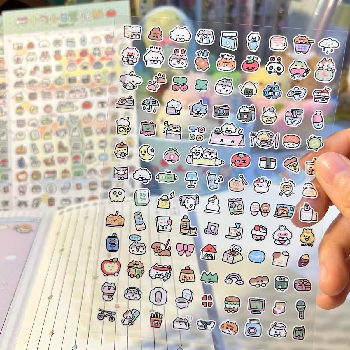 Pencil Mini Cute Waterproof Sticker Sheet